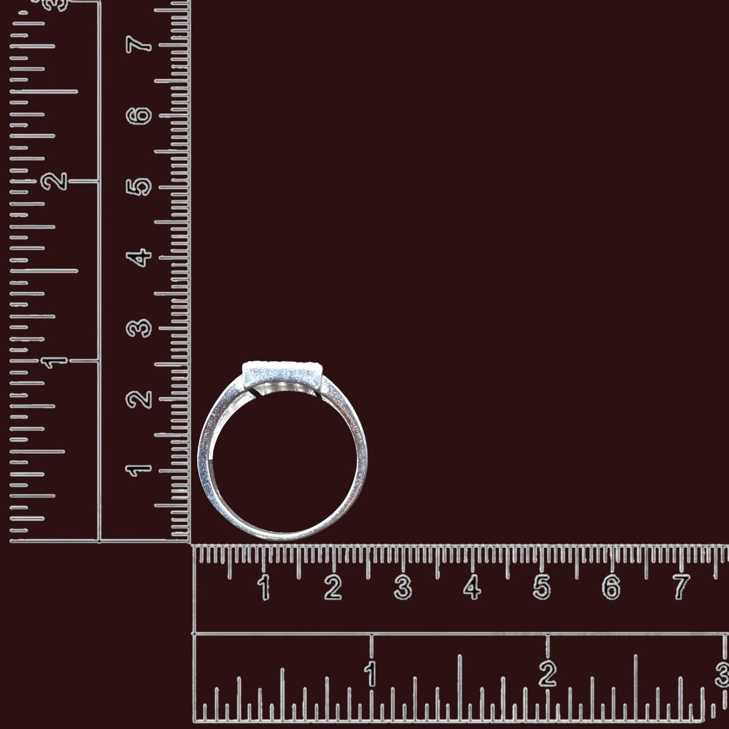 Majestic CZ Frame Gents Ring