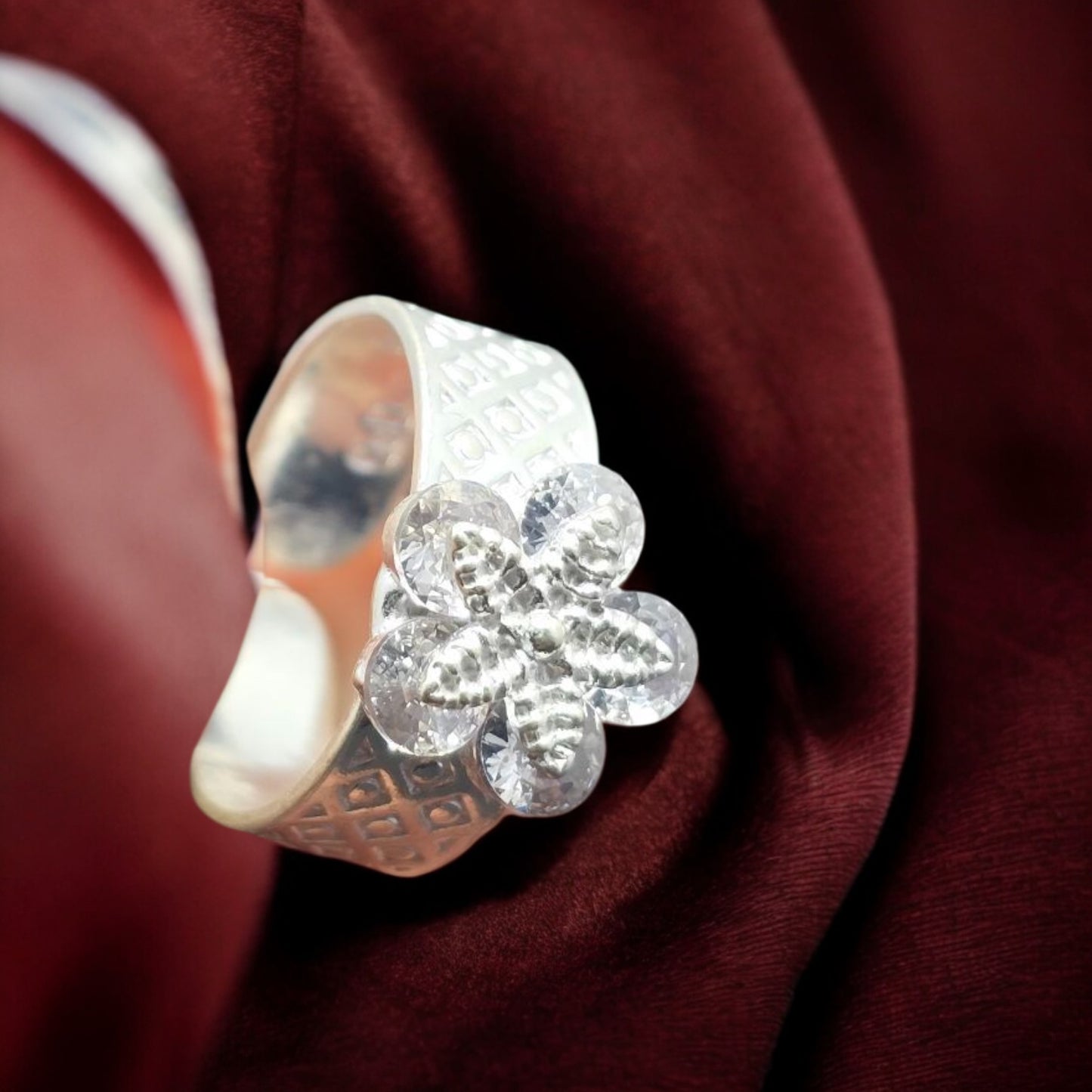 Floral Designer Toe Rings