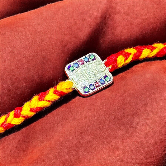 Traditional Silver Rakhi