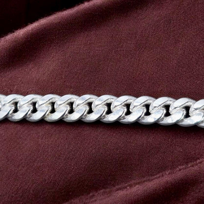 Men’s Heavy Silver Cuban Bracelet – Premium Edition