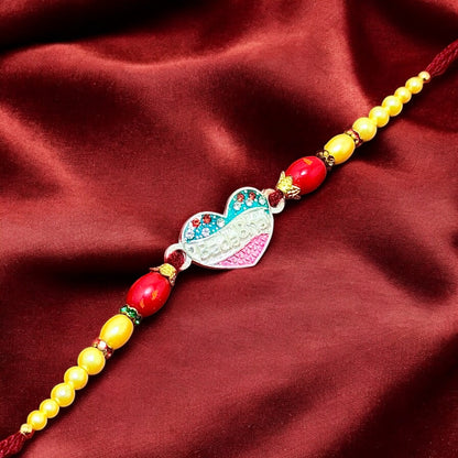Traditional Silver Rakhi