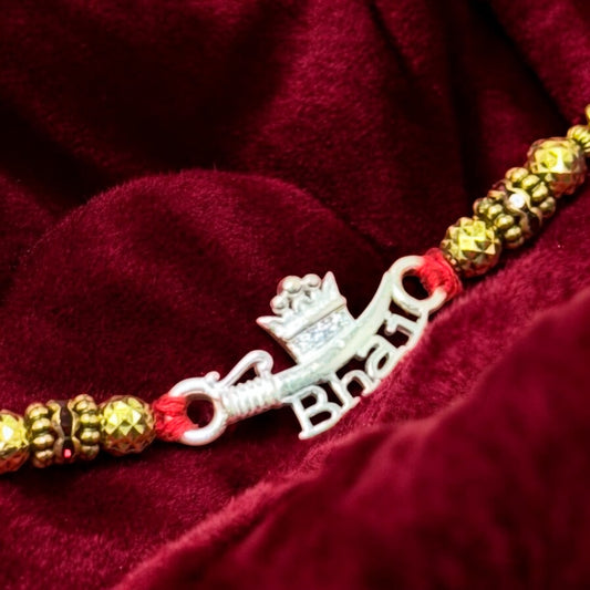 Traditional Silver Rakhi