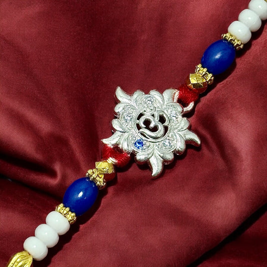 Traditional Silver Rakhi