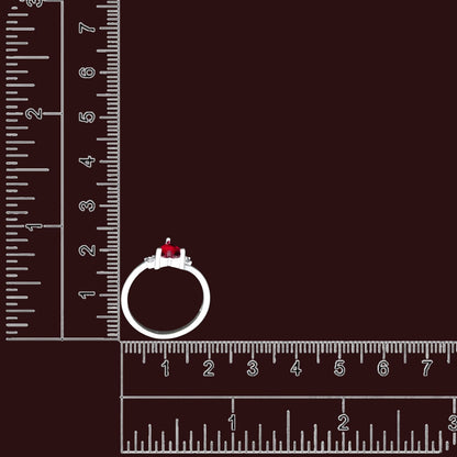 Red Heart Sparkle Ladies Ring