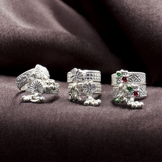 Charm Flower Bell Toe Rings