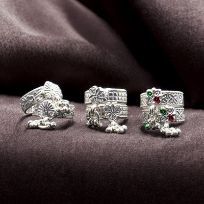 Charm Flower Bell Toe Rings