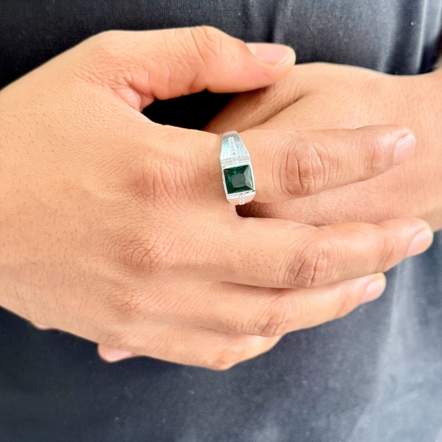 Emerald Emperor Gents Ring