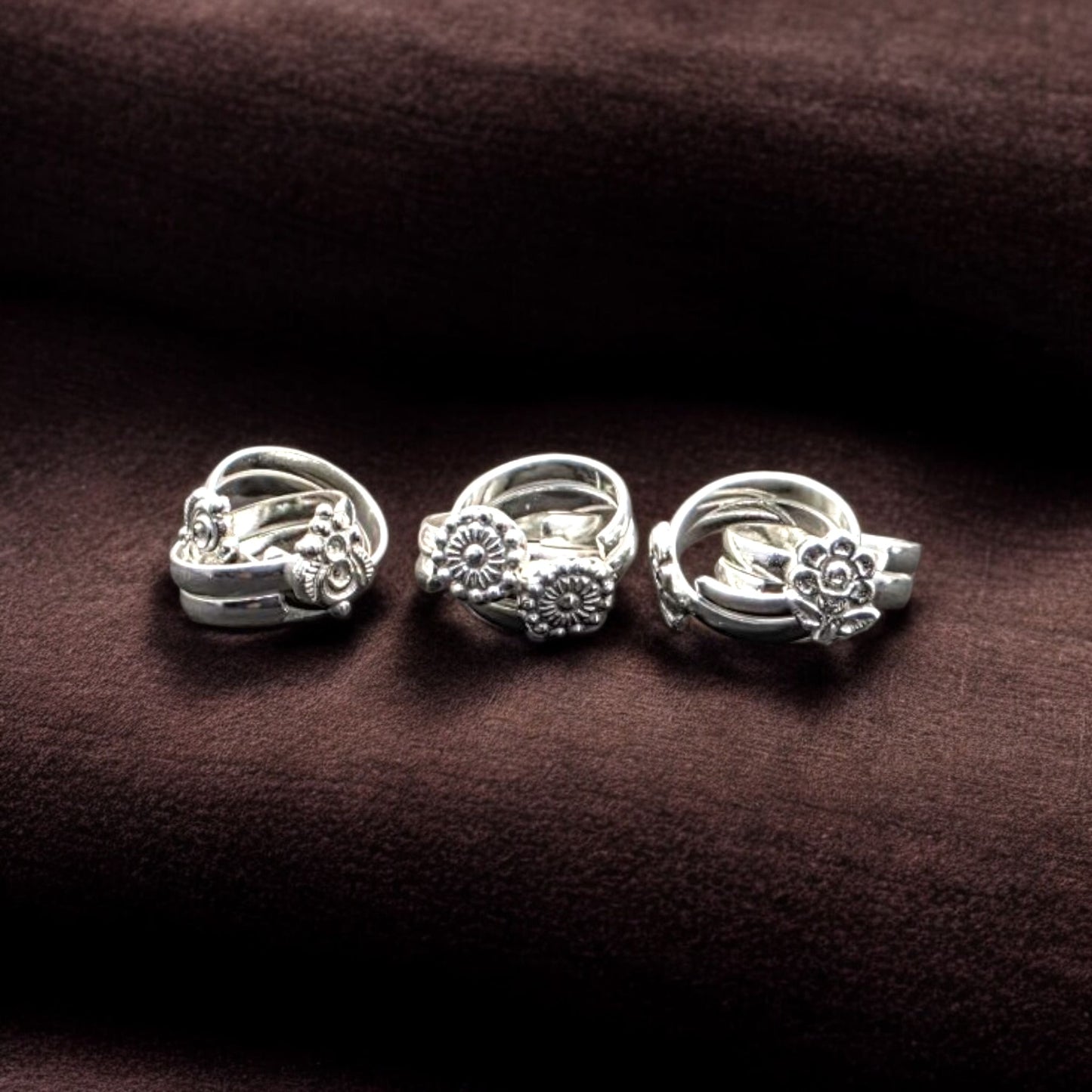 Sunflower Classic Toe Rings