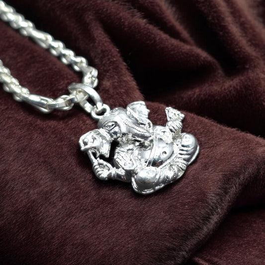Lord Ganesh Silver Locket