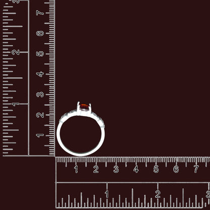 Crimson Elegance  Ladies  Ring