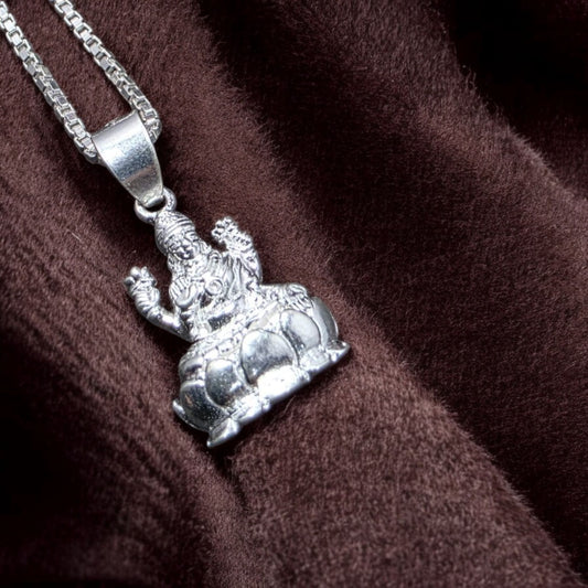 Lakshmi Devi Silver Pendant