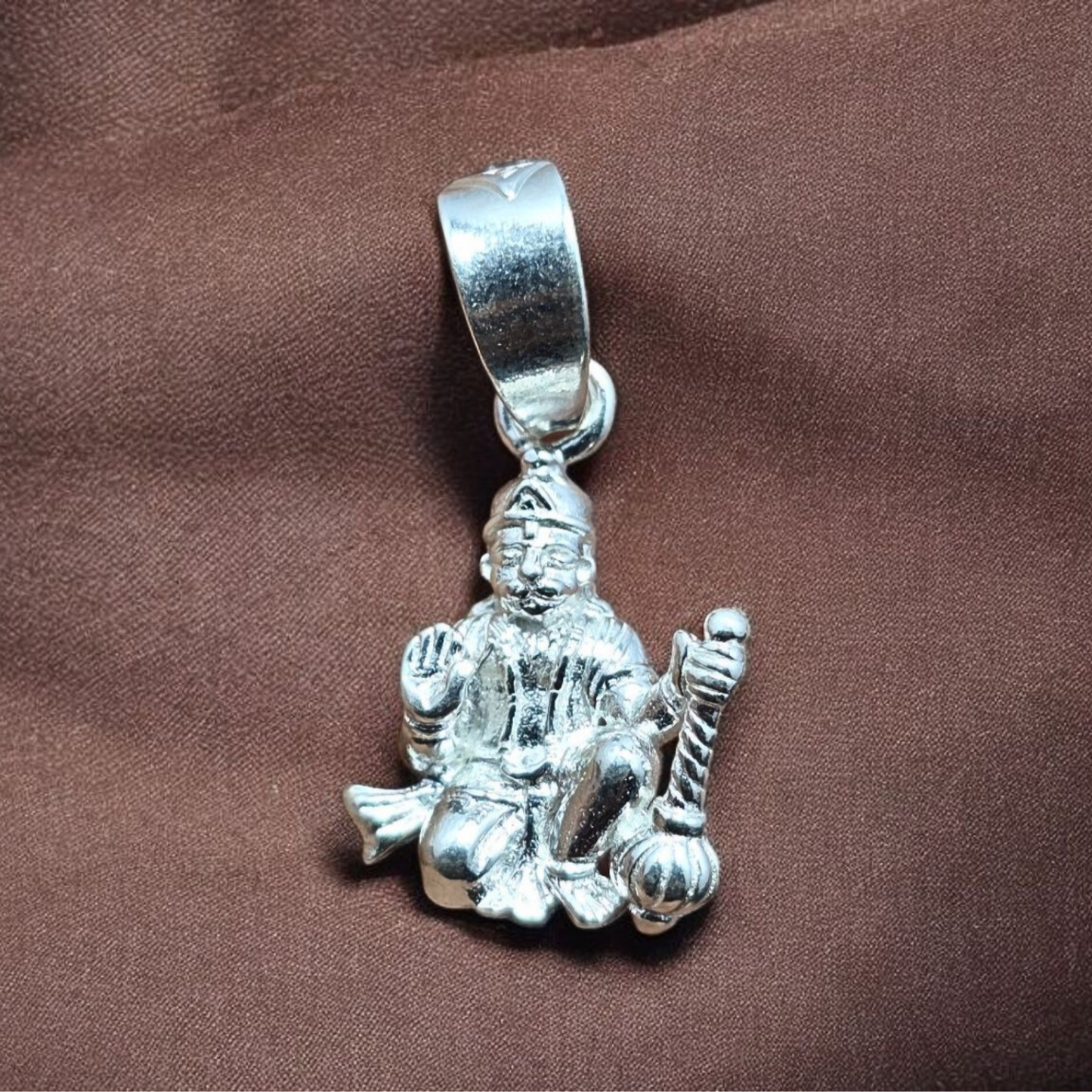 Hanuman Silver Pendant