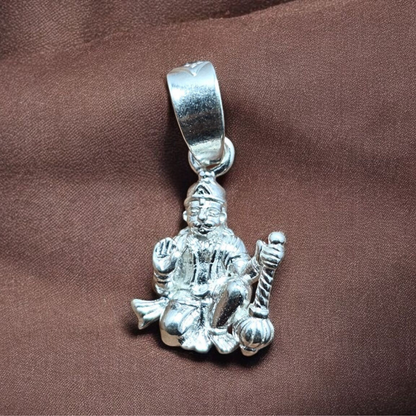 Hanuman Silver Pendant