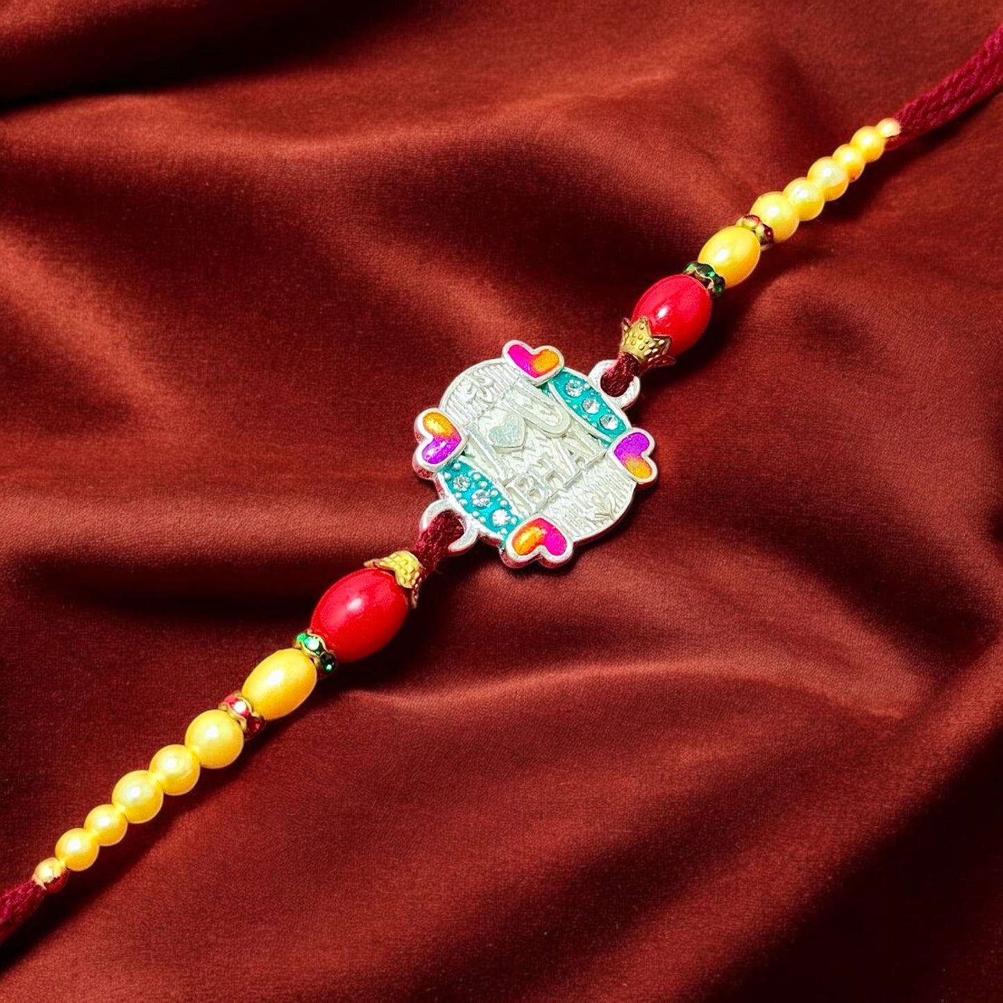 Traditional Silver Rakhi