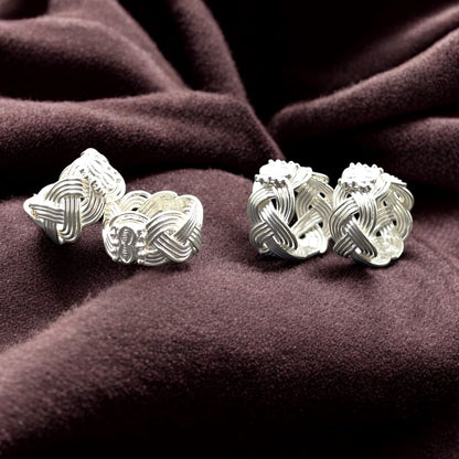 Knot Garden Toe Rings