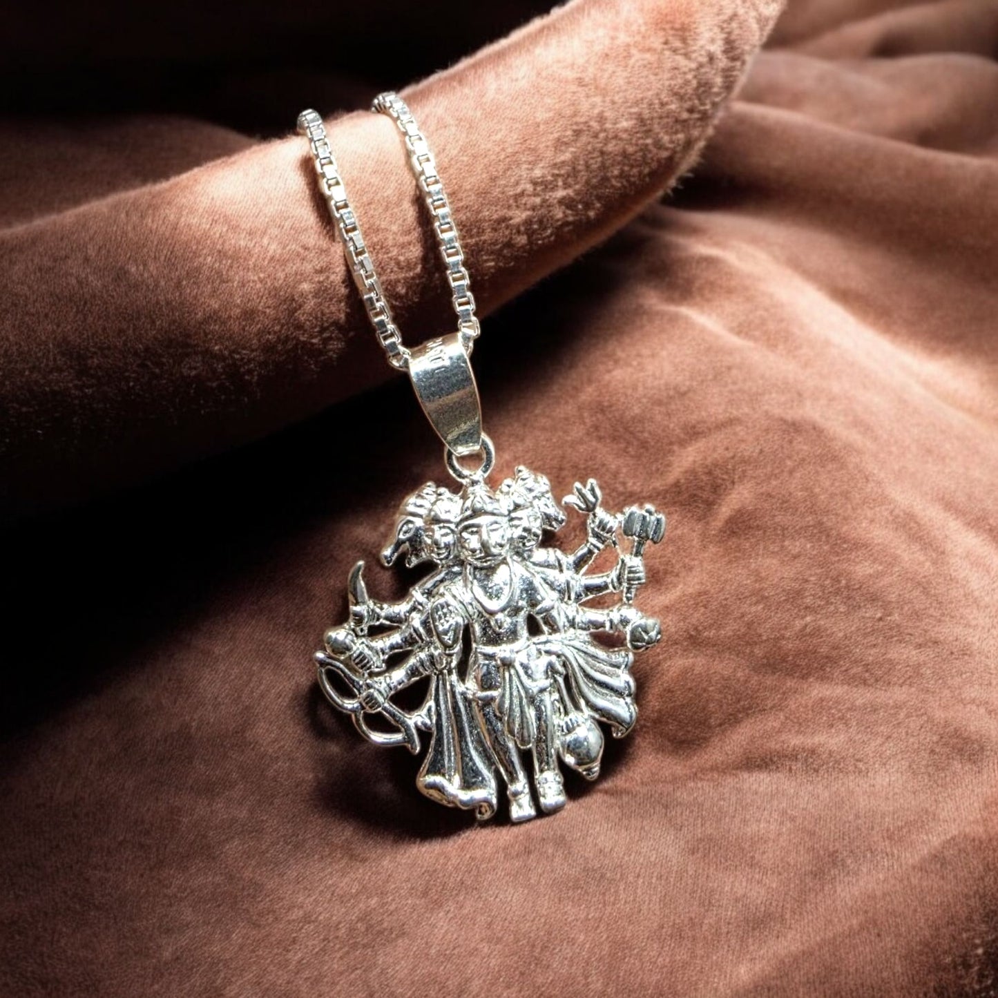 Panchmukhi Hanuman silver Pendant