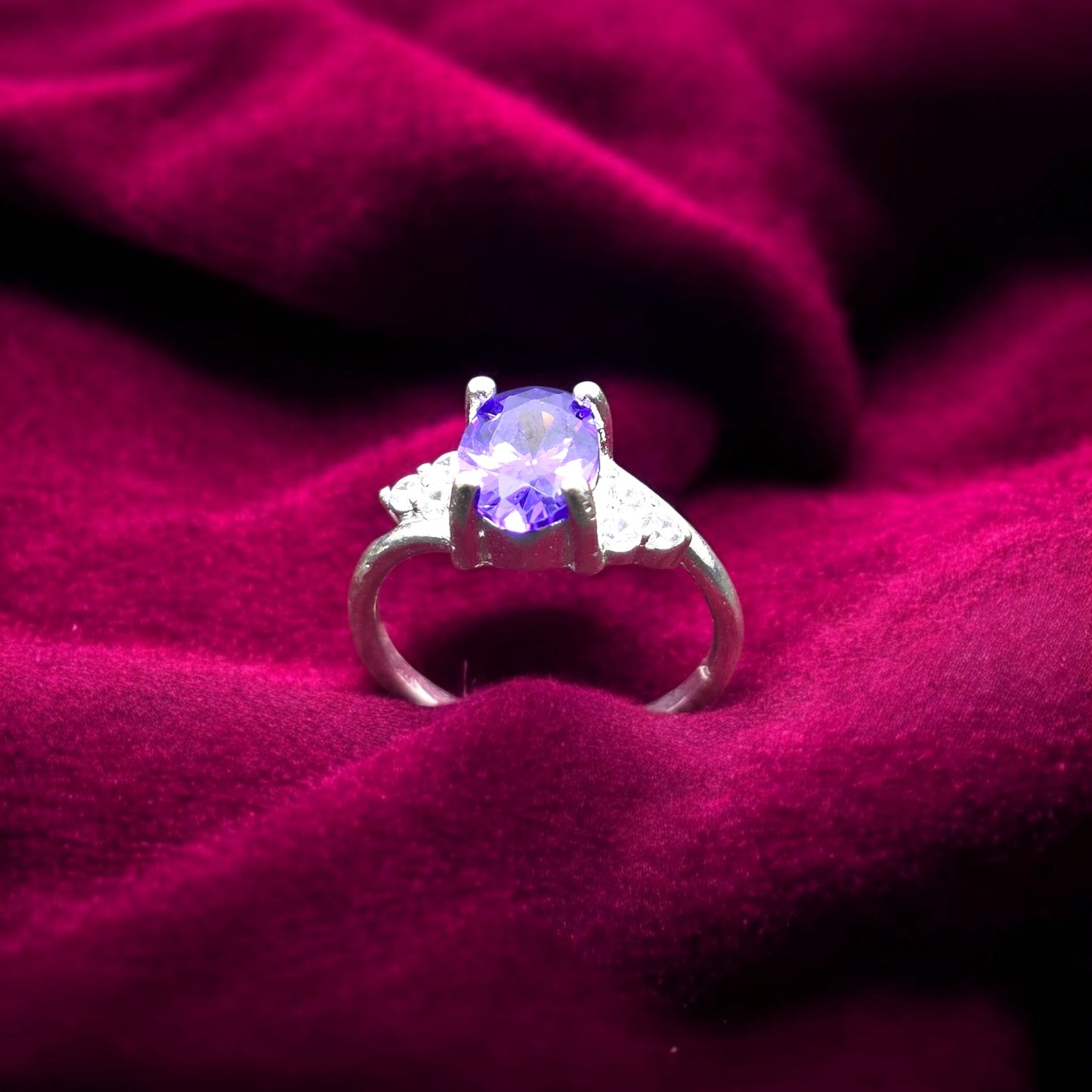 Violet Charm Ladies  Ring