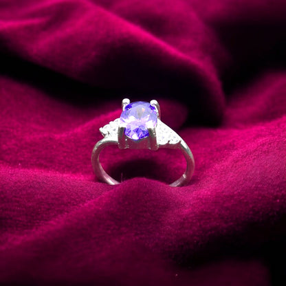Violet Charm Ladies  Ring