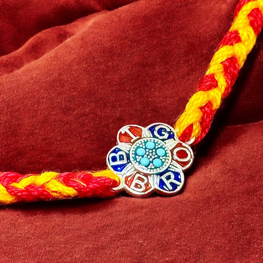 Traditional Silver Rakhi