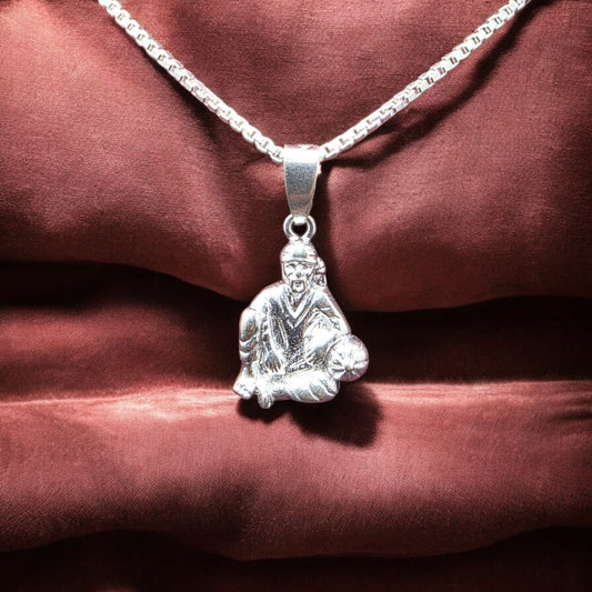 Sai Baba silver Pendant