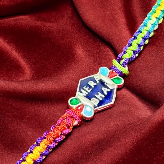 Traditional Silver Rakhi
