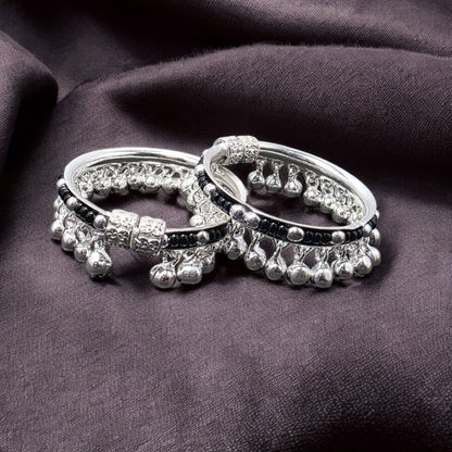 Traditional Baby Leg Kada with Ghungroos (Pair)