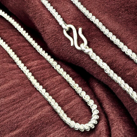 Royal Rope Silver Chain 20 Inches