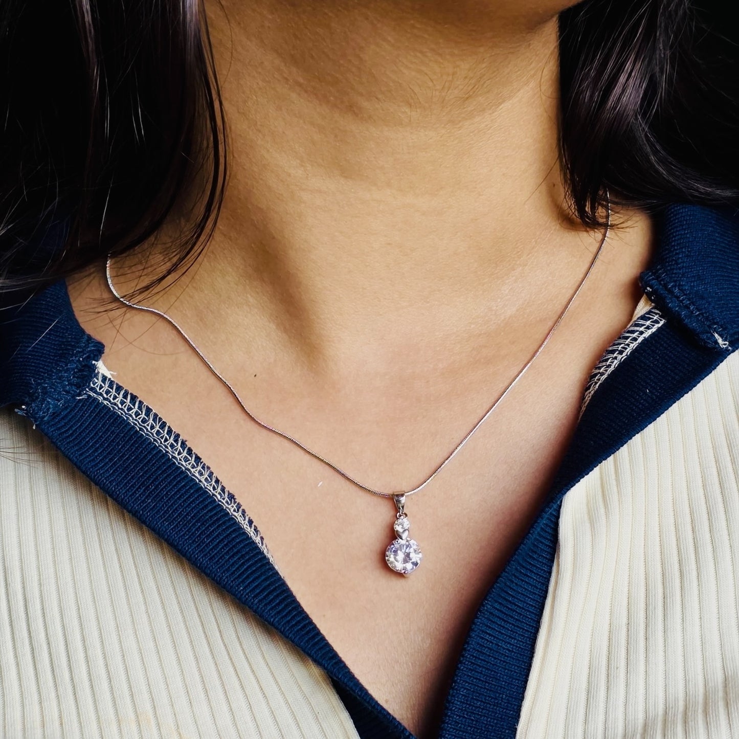 Eternal Spark Solitaire Pendant
