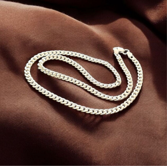 Men’s Silver Cuban Chain