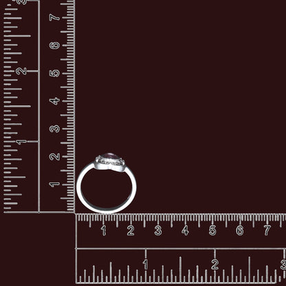 Emerald Heart Ladies Ring