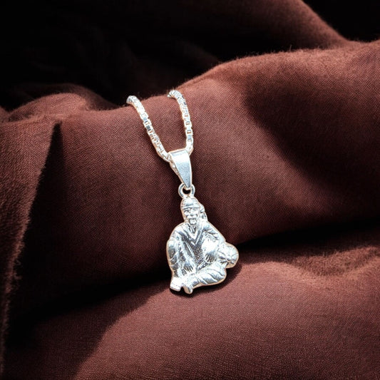 Sai Baba silver Pendant