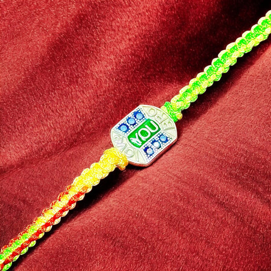 Traditional Silver Rakhi
