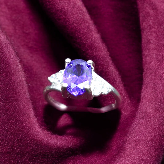 Violet Charm Ladies  Ring