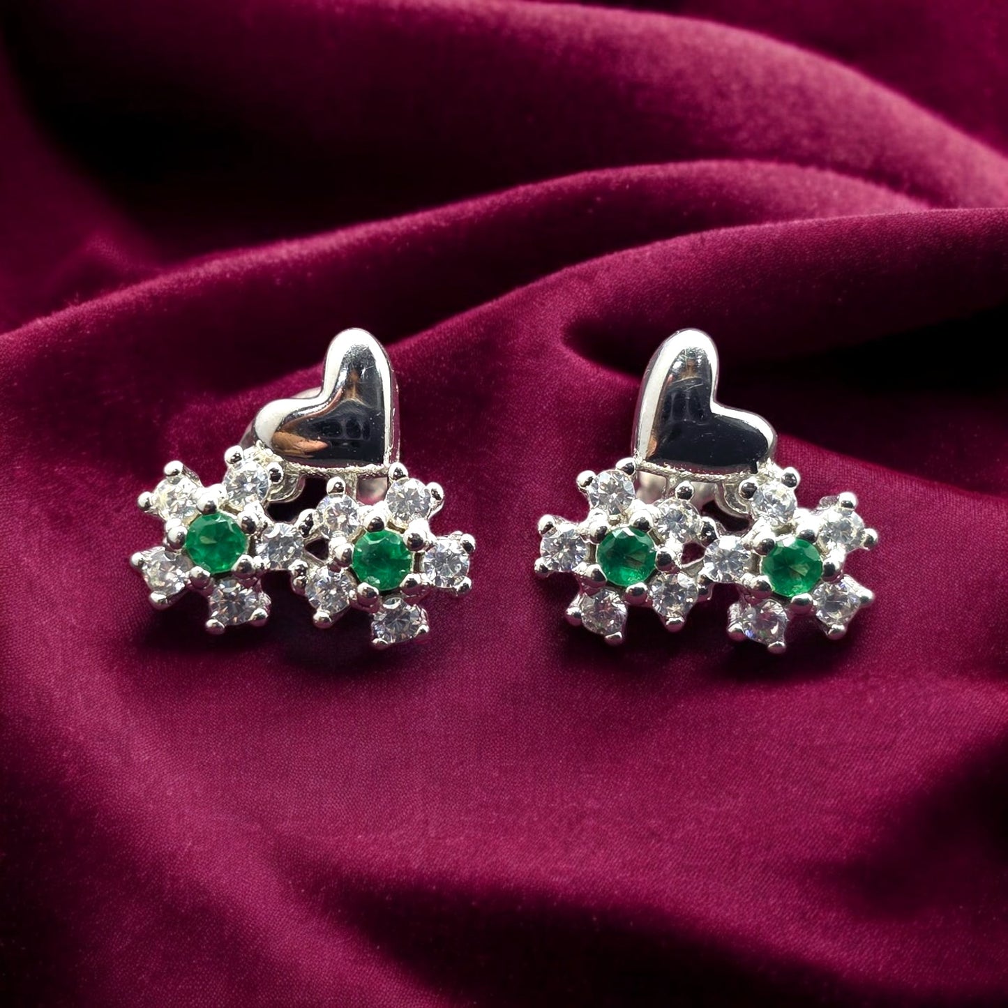 Emerald Bloom Heart Set